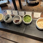 大江戸温泉物語Premium - お茶漬けコーナーの薬味たち