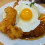 コトブキ - ミニバーグ＆イカフライ