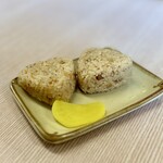 本家人力うどん - かしわおにぎり@220