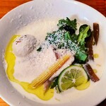 ラーメン あんず - 白い冷製麺  限定
