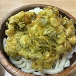 とちぎや - 壮大なネギかき揚げ山