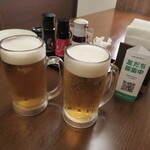 よか鶏 - 金麦＆シャンディガフ