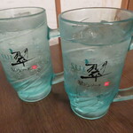よか鶏 - 翠ジンソーダ