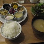 たまゆらん - 6種の小鉢のごはんセット(2012.09)