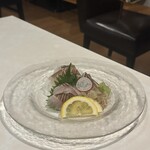 酒場わたなべ - カマスのお造り