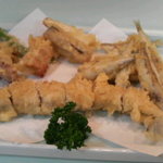 三門 - 天ぷら　穴子、ワカザギ、野菜