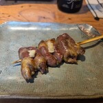 焼鳥 美鶏 - 焼き鳥トップバッターはハツ♡