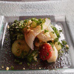 ロティスリー カルトポスタル - 前菜　真鯛とお野菜