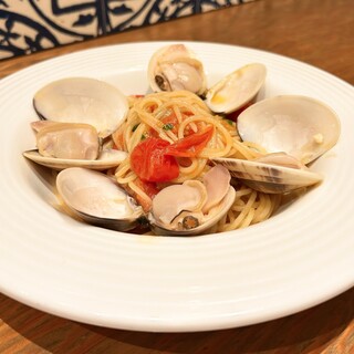 季節の食材を使ったパスタ