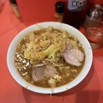 ラーメン二郎 - らーめん麺少なめ　ニンニクスコシアブラ