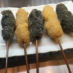 Konekonokushikatsu - 黒い串カツが堂々登場！四月三日から販売開始！今から毎日数量限定販売中！