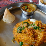 アカーシュ - ビリヤニ・ランチ(2) 1050円（消費税8%時）