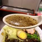 味元 - 熊本ラーメン風にマー油が効いています