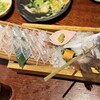 釣船茶屋 ざうお - 真鯛お造り(半身)