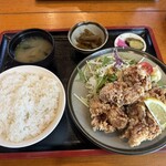 喰進房 - 鳥のから揚げ定食→1080円