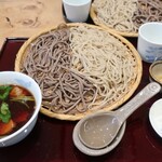 手打ちそば 根津 鷹匠 - 鴨二色