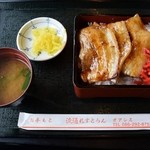 流通れすとらんオアシス - 豚かば焼き定食630円