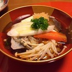 おかやまの味藤ひろ - 15/2　河豚ちり　野菜