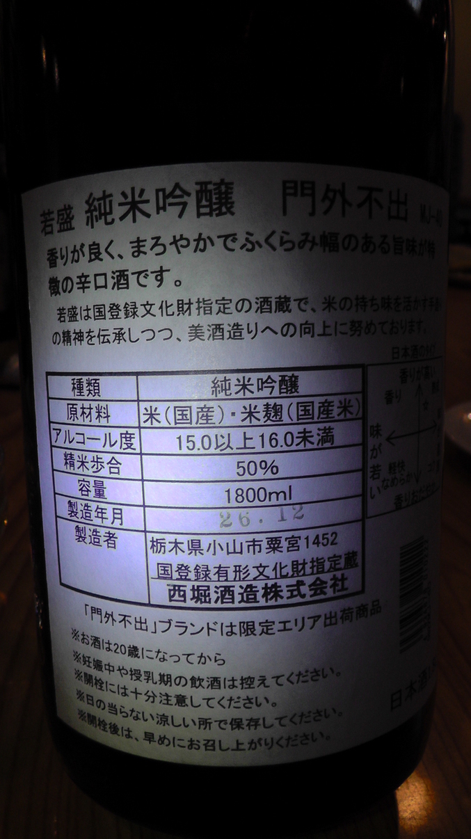 西堀酒造 name=