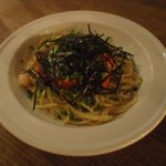 ソラカフェ - 明太子と子柱のスパゲッティー