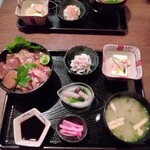 横尾商店 - 海鮮漬け丼定食