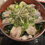 なみはな - いわし丼のアップ
