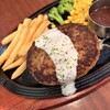 ロイヤルホスト - 黒×黒ハンバーグ 190g レギュラー　ガーリッククリームソース
