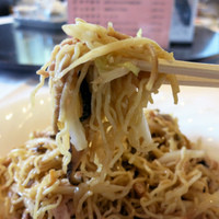 香港園 - 縮れ気味でとても短い細麺