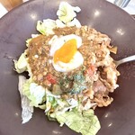 すき家 - 牛あいがけキーマカレー丼・並盛