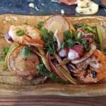 樹 - ハーフサイズとはいえしっかりした食べ応え。海老がプリッとしてて美味かった！