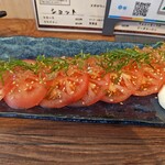 樹 - ジュレがまぶされていて単純なトマトスライスとはちょいと違います
