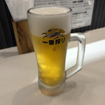 丸ノ内 おお島 - 生ビールは一番搾り