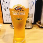 焼鳥 すずめ - ドリンク写真:生ビール