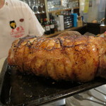 ピッツェリア ナポレターナ ラ・タヴォロッツァ - このギャートルズの肉を９人で食らう！＠＠(2015年3月）