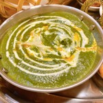 スナン - ほうれん草チキンカレー。これおいしい