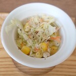 こだわりから揚げの酒処 くらふと - お通しのコースロー