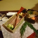 あまやどりの宿 雨情草庵 - かに鍋具材