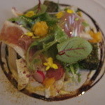 ad hoc  - 豚と貝のサラダ仕立て