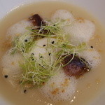 ad hoc  - 新玉ねぎのヴルーテ