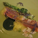 ad hoc  - タスマニアサーモンのミキュイ 季節の野菜