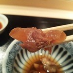 鮨 相澤 - カスベの軟骨 口の中で崩れる柔らかさ