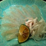 鮨 相澤 - 虎河豚薄造り