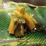 鮨 相澤 - 山葵の葉