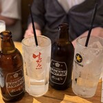 すっぴん - ホッピーセット　480円×２　光の具合で白黒が分かる！