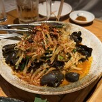 すっぴん - 辛ニラモヤシ炒　500円