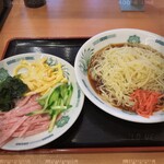 日高屋 - 料理写真:黒酢しょうゆ冷し麺