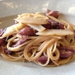 白うどとホタルイカのパスタ