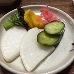 武蔵屋 - 〆はお新香