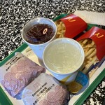 マクドナルド - ドリンク写真:醬油炙り風ベーコンたまご肉厚ビーフ