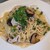 PASTA IN CAMMINO - 料理写真:③うつみ潮風豚と椎茸&大葉の焦がしバター醤油のスパゲッティ
          スパゲッティは仄かにパツッとした歯応えがあり、優しい旨みのうつみ潮風豚、煮椎茸も優しい味わい、焦がしバター醤油との相性も良かった